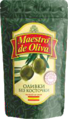 Оливки без косточки "Maestro de Oliva", 170г РЕТ